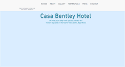 Desktop Screenshot of casabentleybaja.com